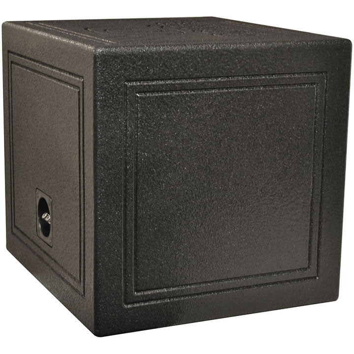 Qpower Single 15" Sealed Woofer Enclosure withh Bed Liner Spray