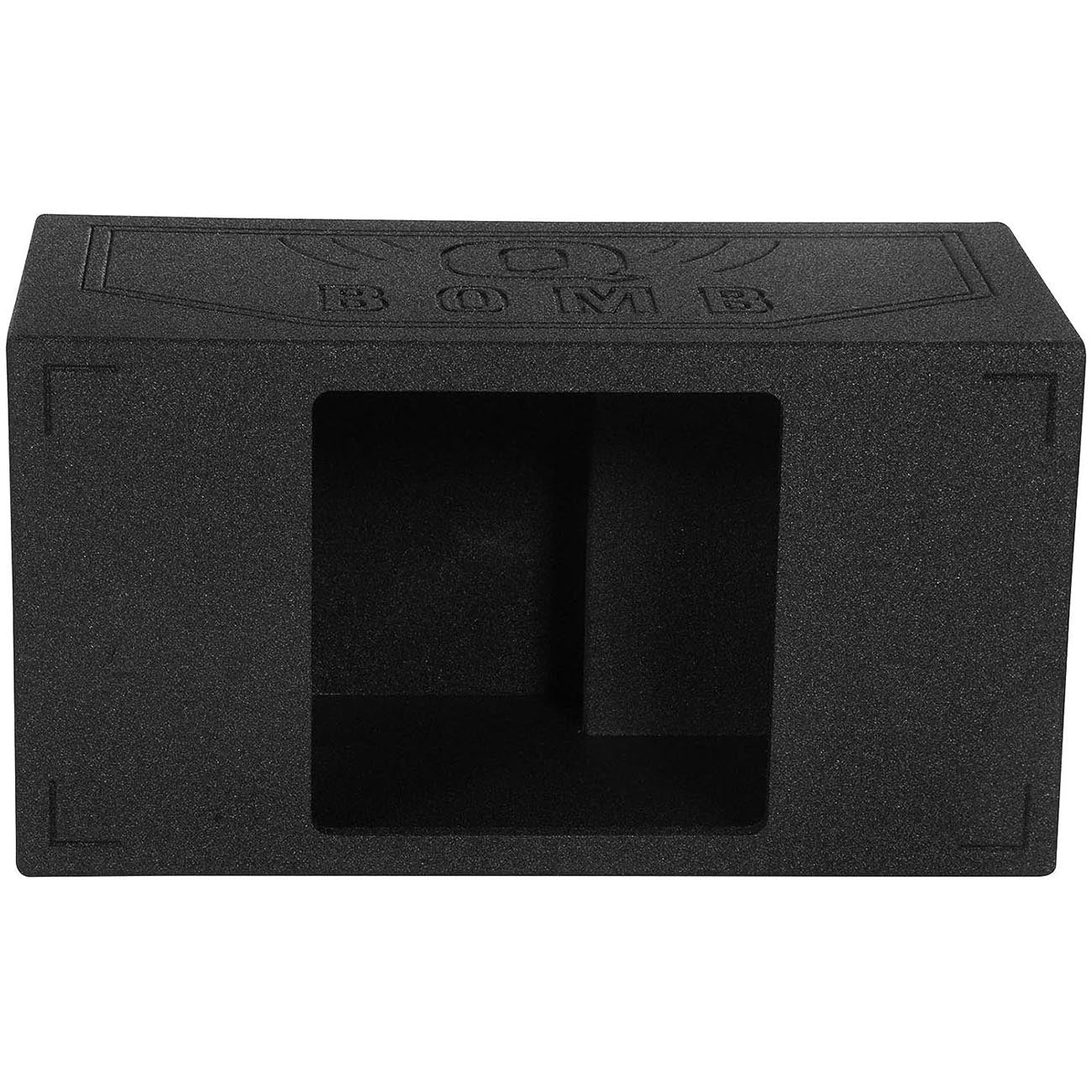 Qpower Single 15" Extra Large Vented QBOMB Square Hole