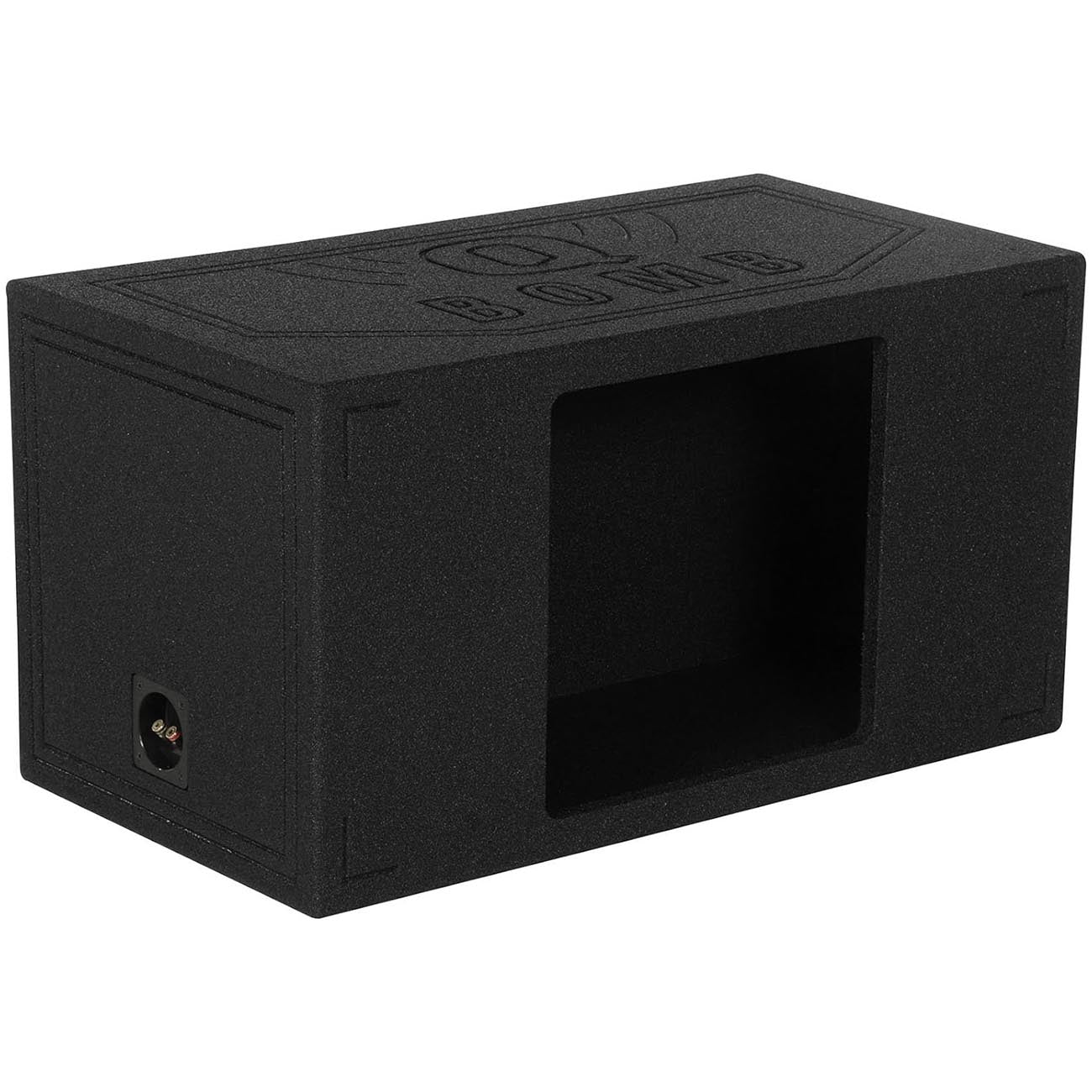 Qpower Single 15" Extra Large Vented QBOMB Square Hole