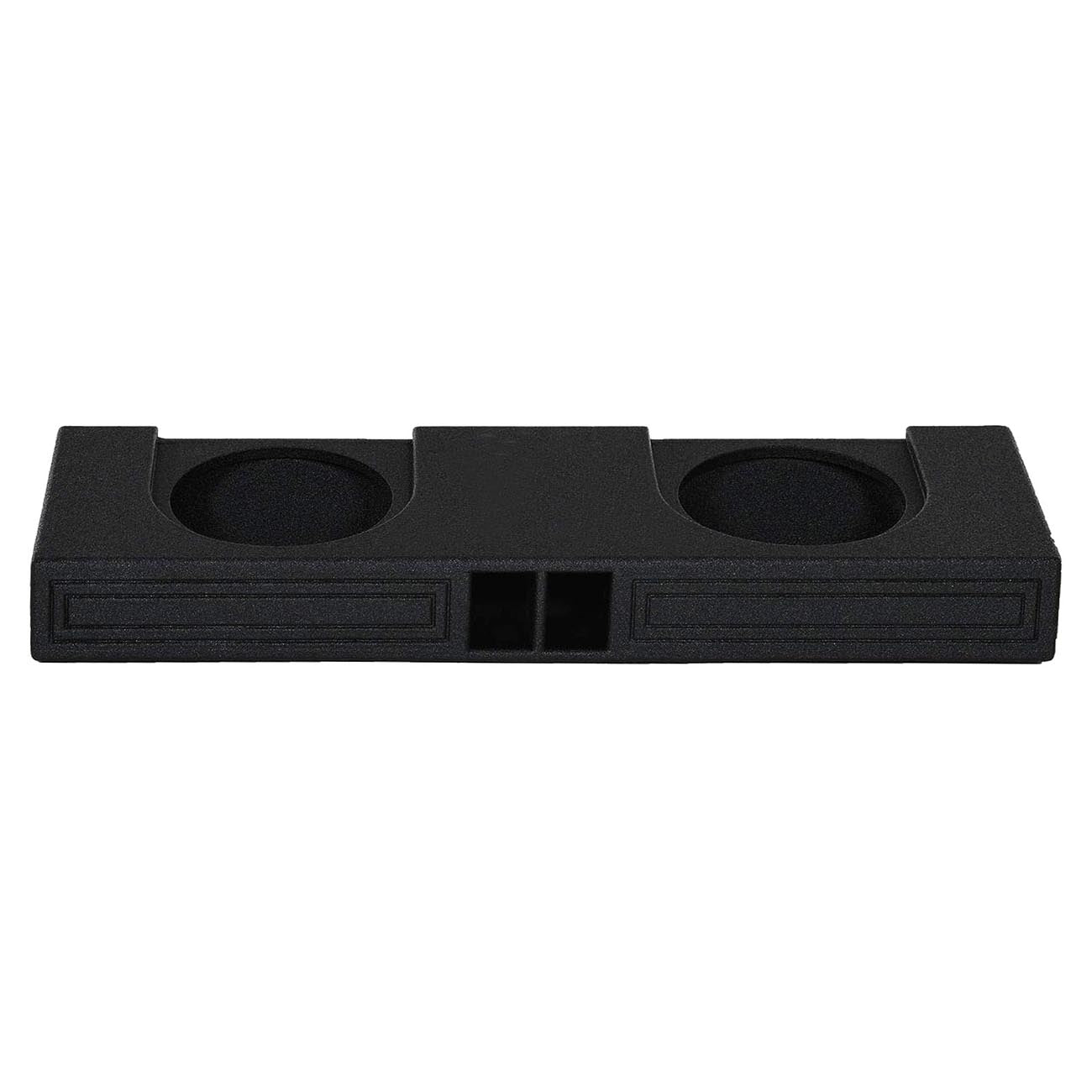 Qpower QBOMB Dual 10" Vented Empty Box Behind Seat Mount