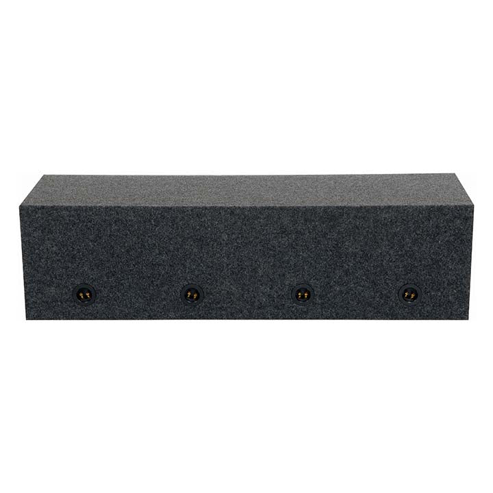 QPower Quad 12″ Sealed Heavy Duty Empty Woofer Enclosure