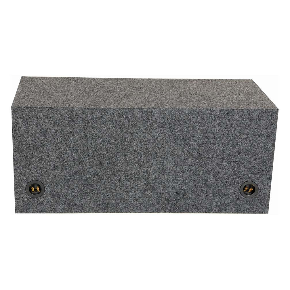 QPower Dual 15" Slot-Ported Heavy Duty Empty Woofer Box