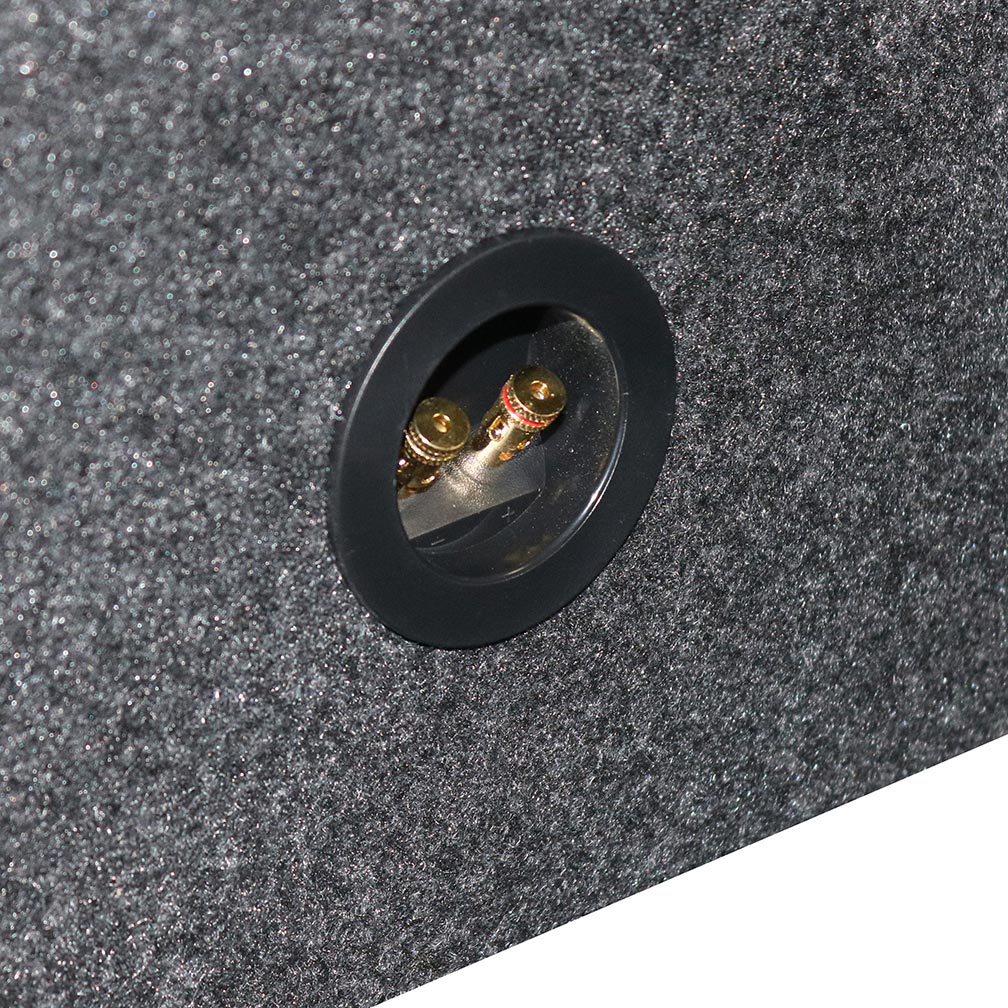 QPower Single 10″ Heavy Duty Sealed Empty Woofer Box