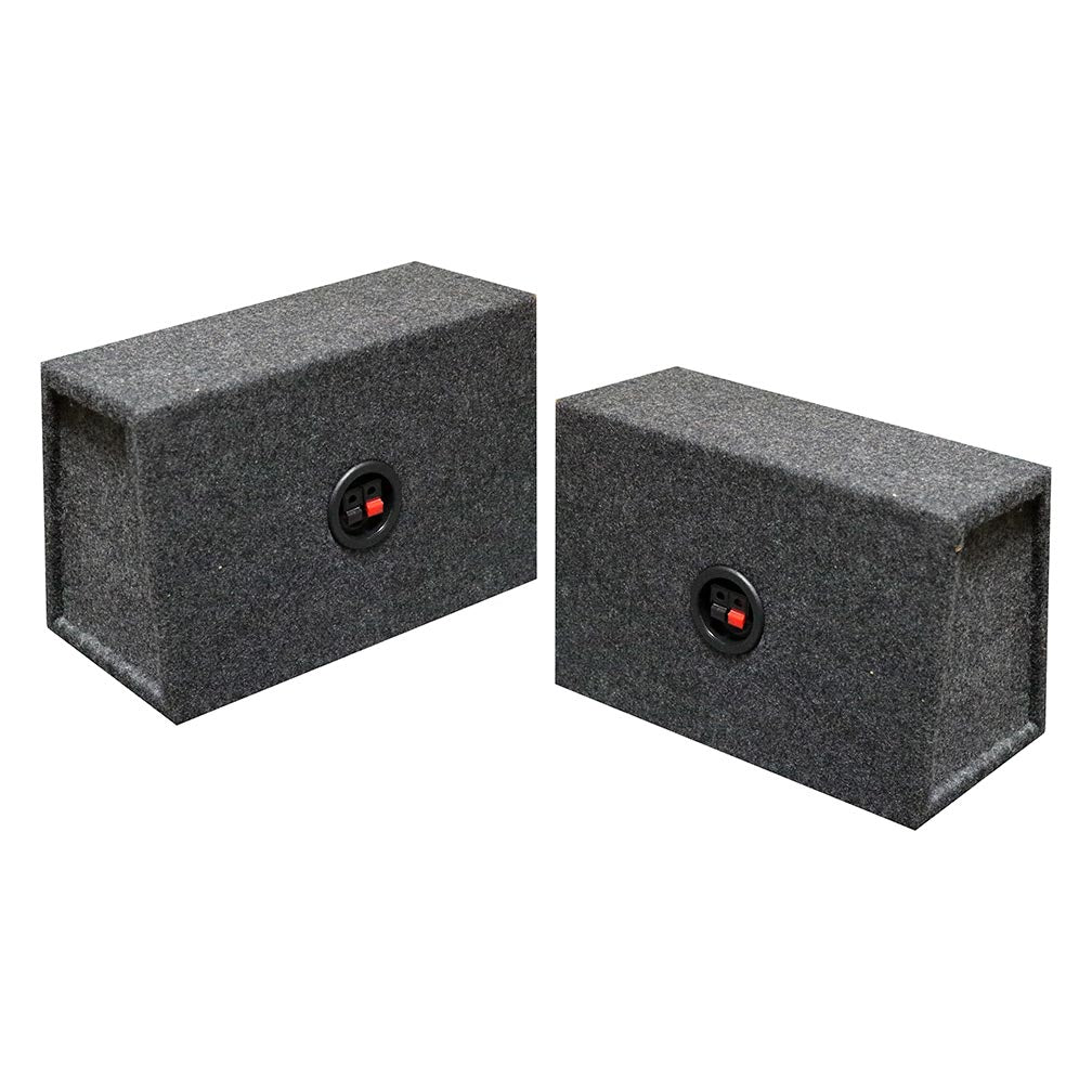 QPower Single 6x9" Sealed Empty Speaker Boxes (Sold in pairs)