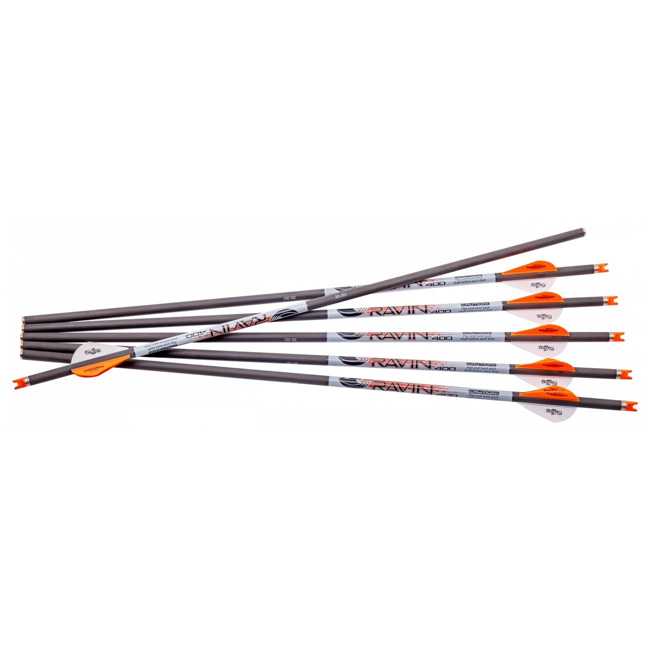 Ravin Premium Arrows 400 Grain Crossbow Arrows (6-Pack)