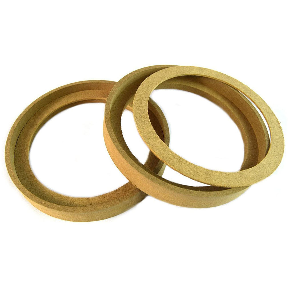 Nippon MDF Speaker Ring: 8″ - Recess with Bezel 1/2″ Extension (pair)