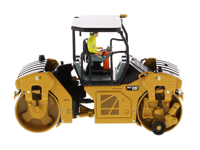 CAT Caterpillar CB-13 Tandem Vibratory Roller with ROPS (Roll Over Protective Structure) and Operator "High Line Series" 1/50 Diecast Model by Masters <h2>CAT Masters</h2> <p>High-quality car perfect