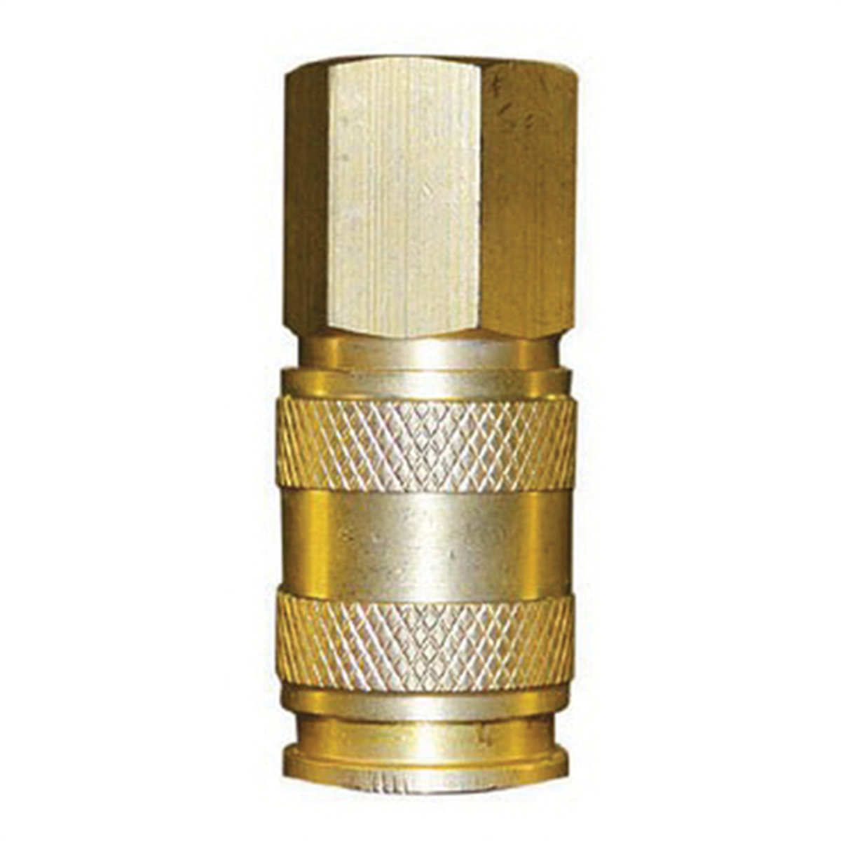 Reading Technologies HFFC-1 High Flow Quick Disconnect Coupler, 1/4 in, Female, Brass