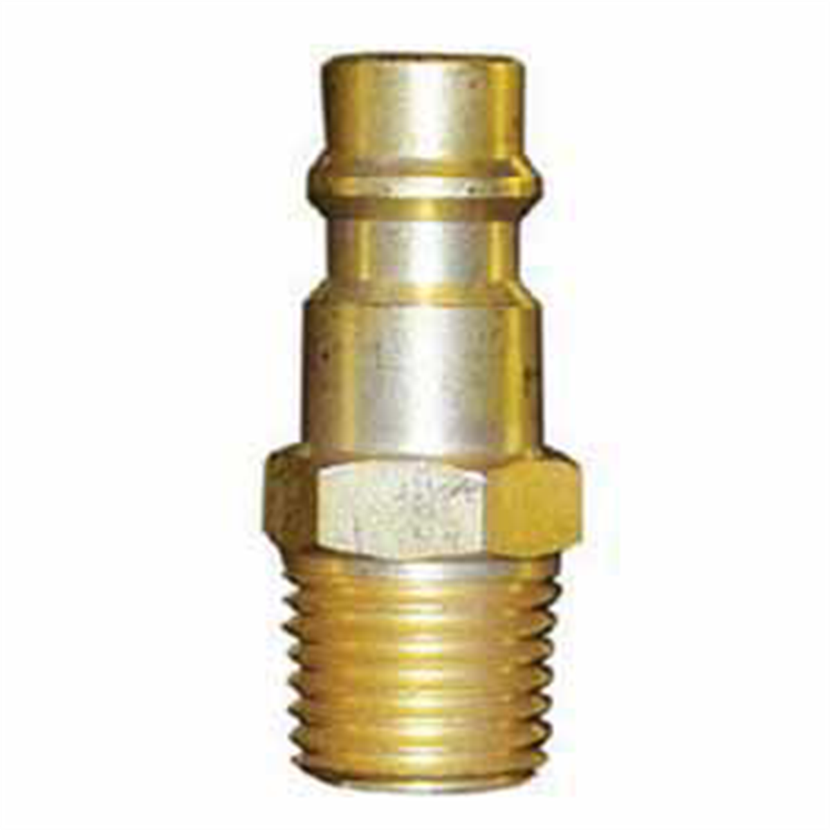 Reading Technologies HFMP-1 High Flow Quick Disconnect Plug, 1/4 in, Male, Brass