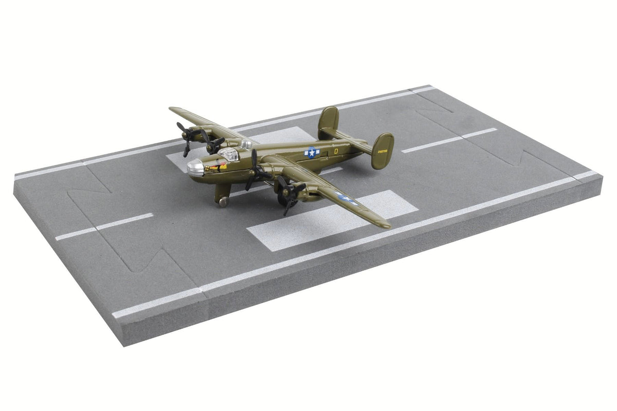 Consolidated B-24 Liberator Bomber Aircraft Olive Drab Diecast Airplane