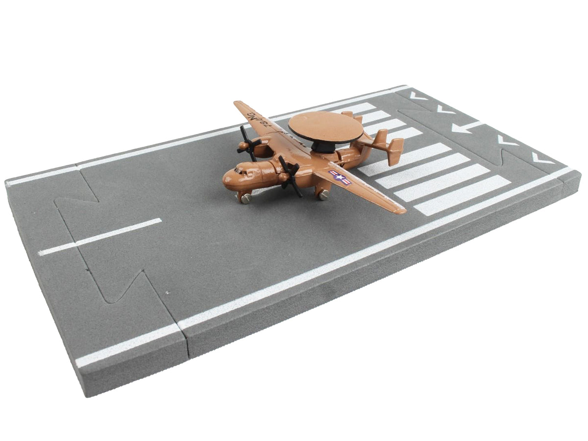 Northrop Grumman E-2C Hawkeye Aircraft Tan "United States Navy" Diecast Airplane