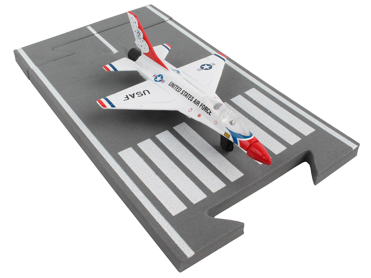 General Dynamics F-16 Fighting Falcon Fighter Aircraft White Diecast Airplane