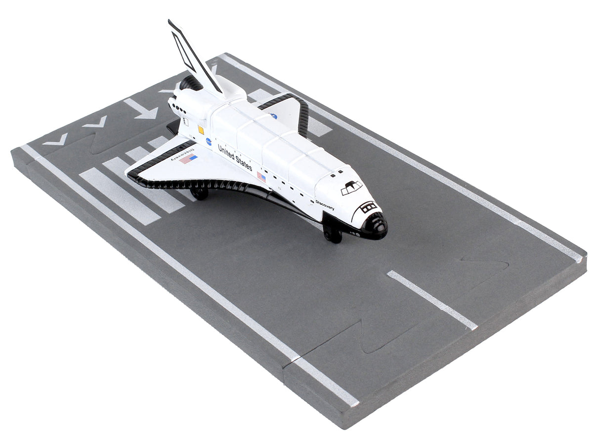 NASA "Discovery" Space Shuttle White "United States" Diecast Airplane