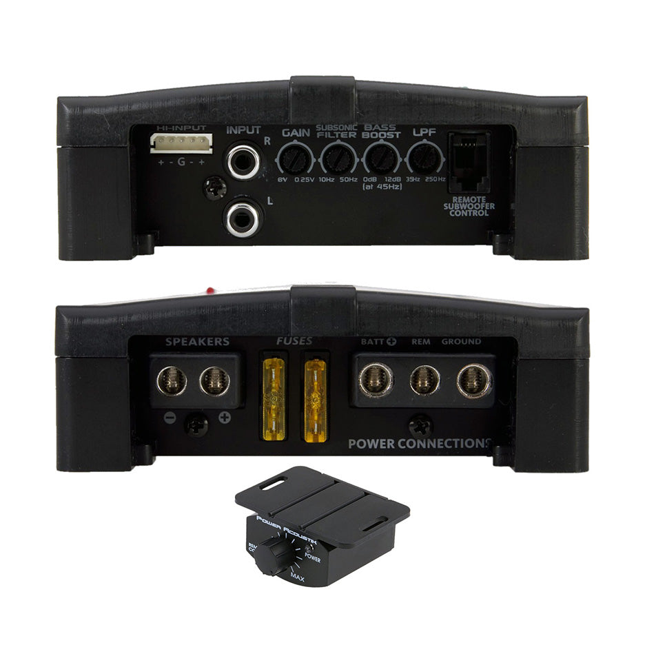 Power Acoustik Class D Mono Block 1500W Max Amplifier