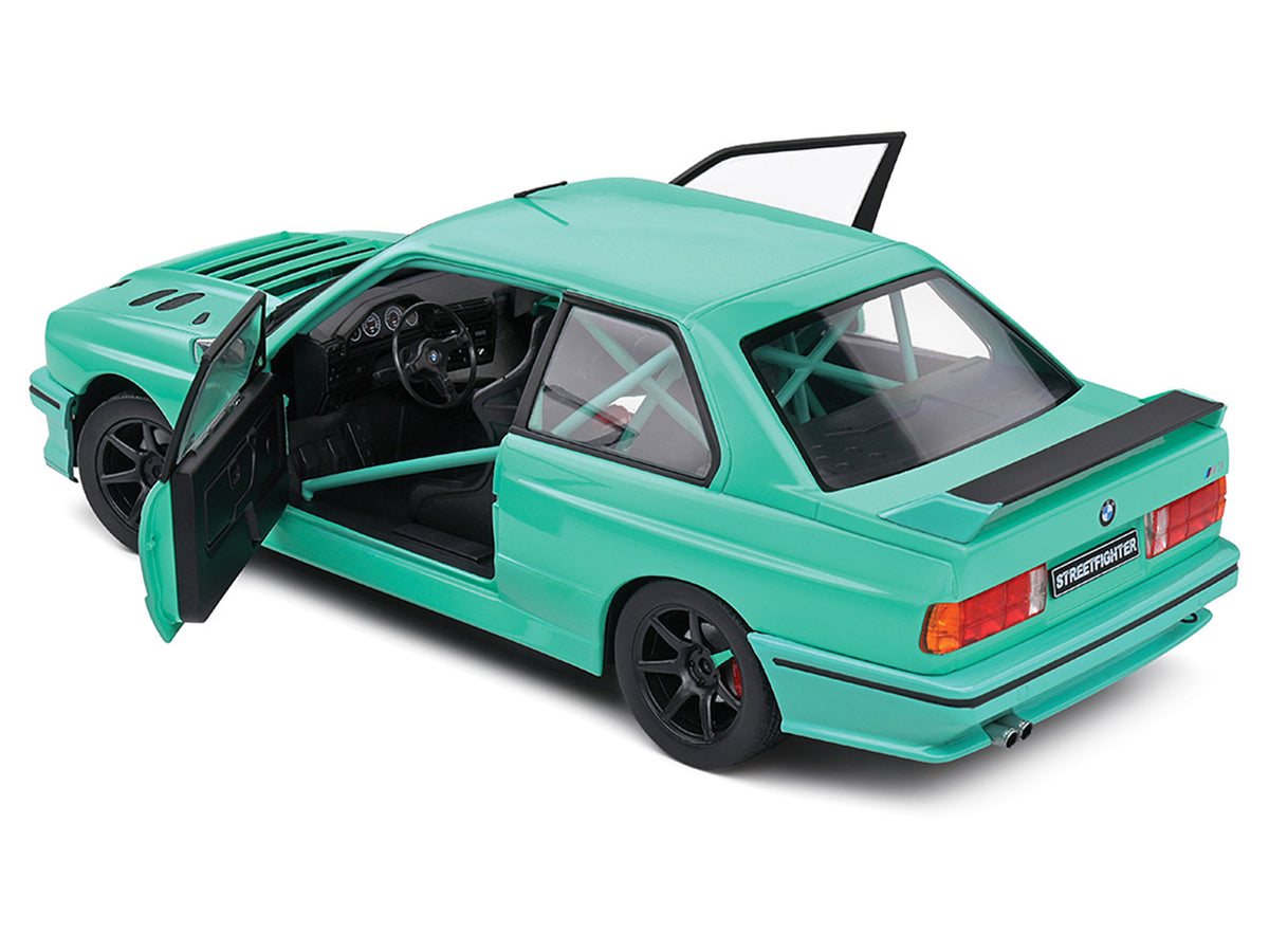1990 BMW E30 M3 Custom "Drift Missile" Blue 1/18 Diecast Model Car - Solido