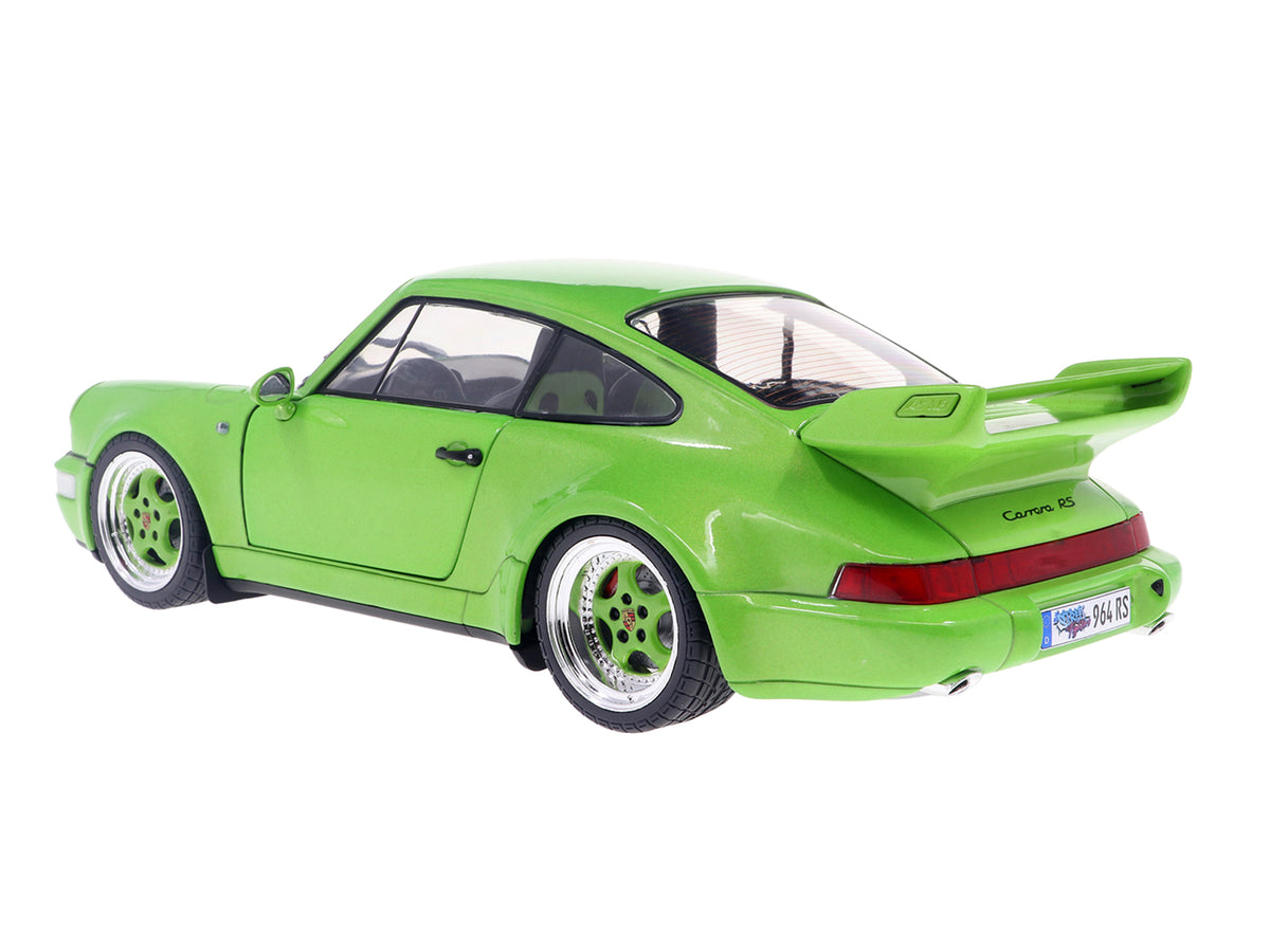 1990 Porsche 911 (964) Carrera RS Green Metallic 1/18 Diecast Model Car - Solido