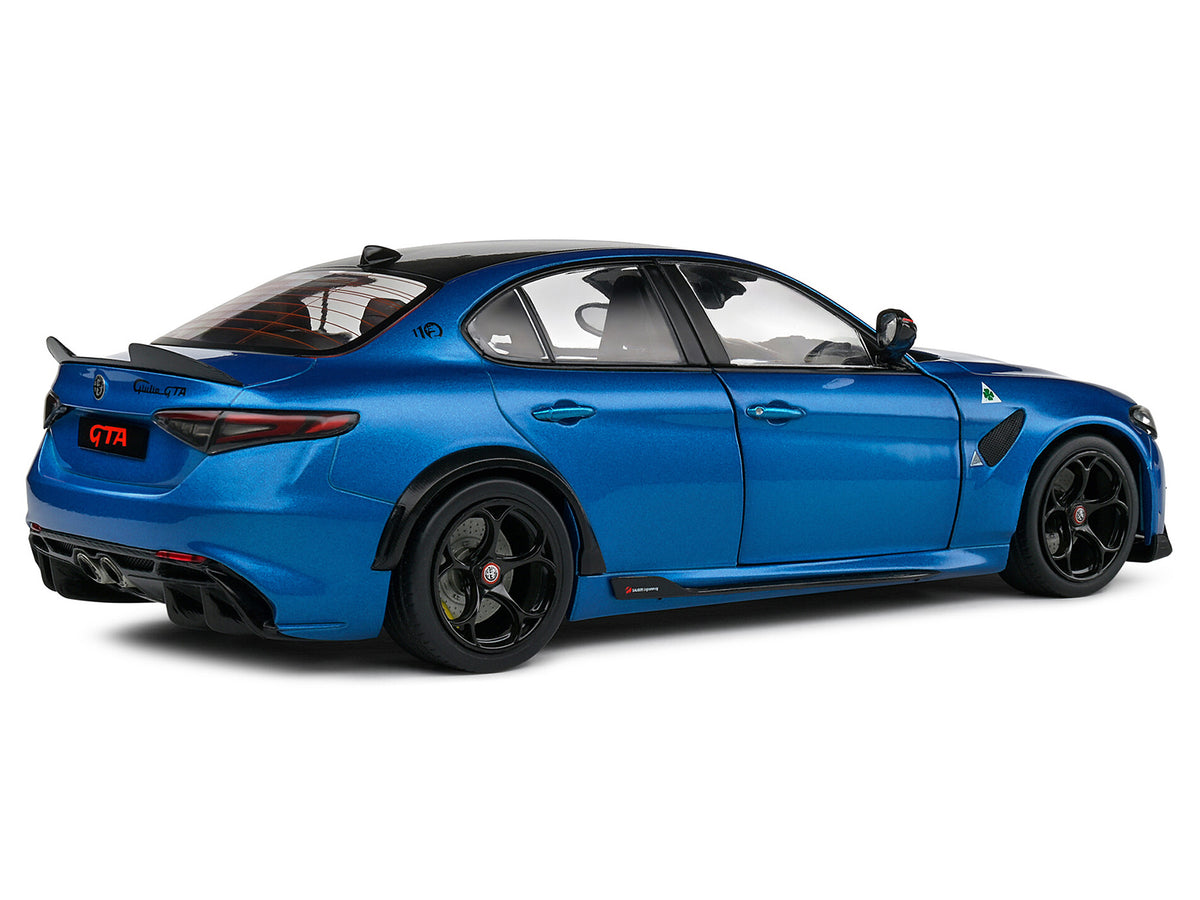 2022 Alfa Romeo Giulia GTA Anodized Blue 1/18 Diecast Model Car - Solido