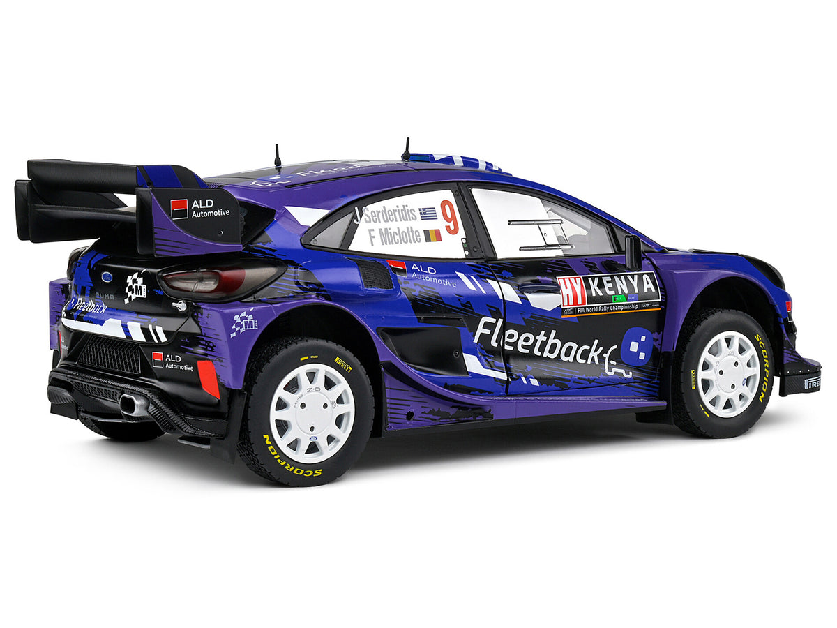 Ford Puma Rally1 Hybrid #9 Jourdan Serderidis - 1/18 Diecast Model Car - Solido