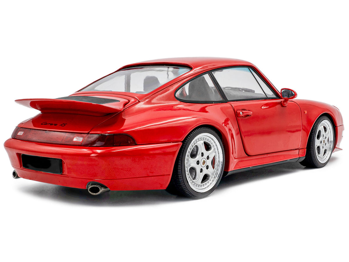 1997 Porsche 911 (993) Carrera RS Guards Red 1/18 Diecast Model Car - Solido