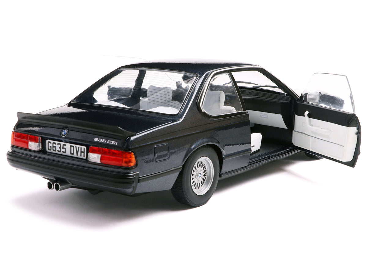 1984 BMW 635 CSI (E24) Macau Blue Metallic 1/18 Diecast Model Car - Solido