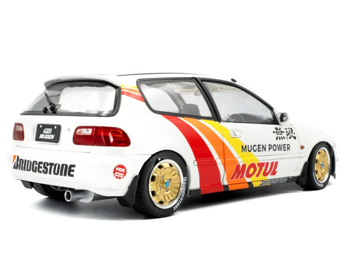 1991 Honda Civic (EG6) RHD White Stripes 1/18 Diecast Model Car - Solido