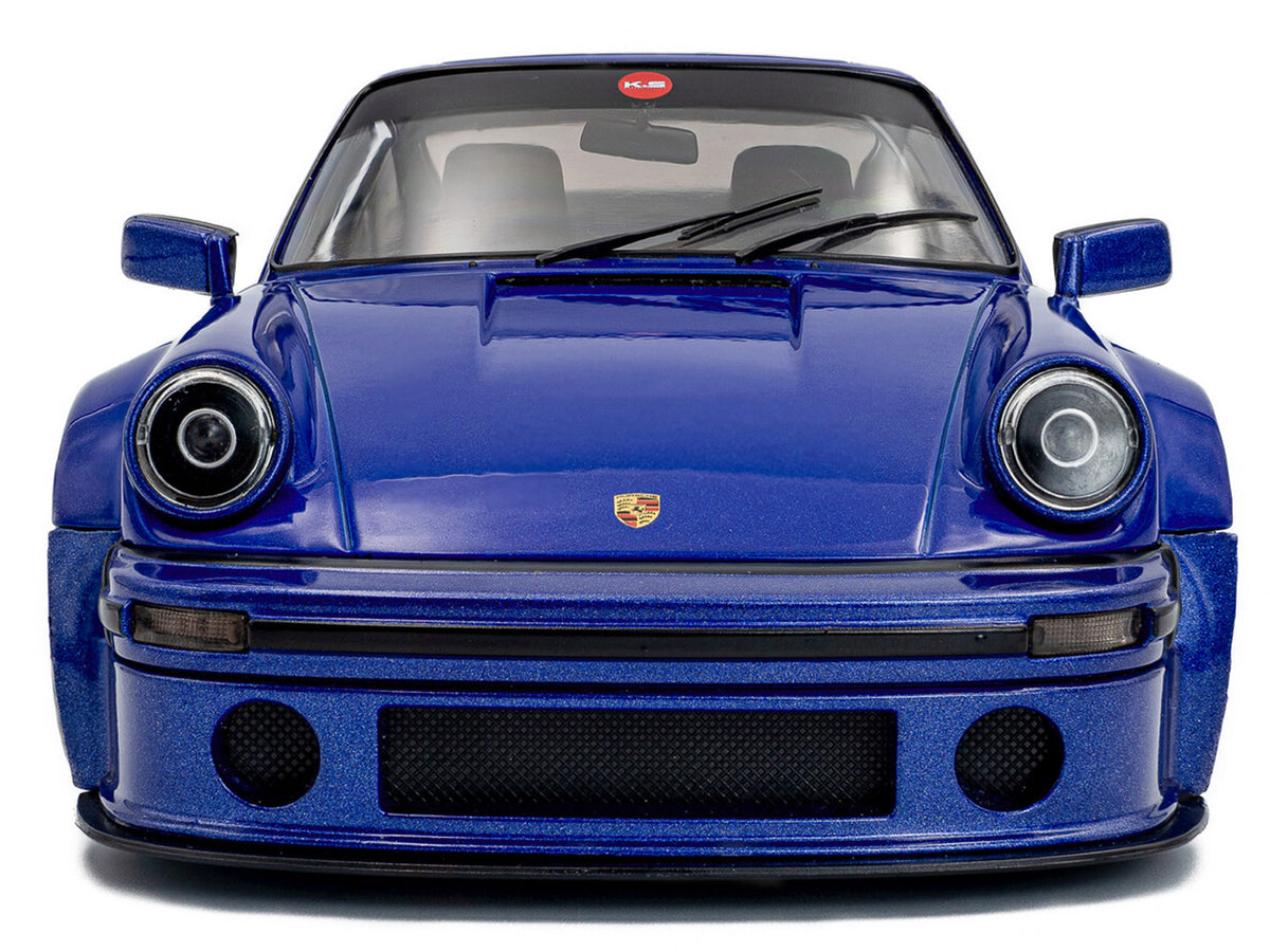 2024 Porsche 911 KS-R by Khyzyl Saleem Dark Blue Metallic 1/18 Diecast Model Car