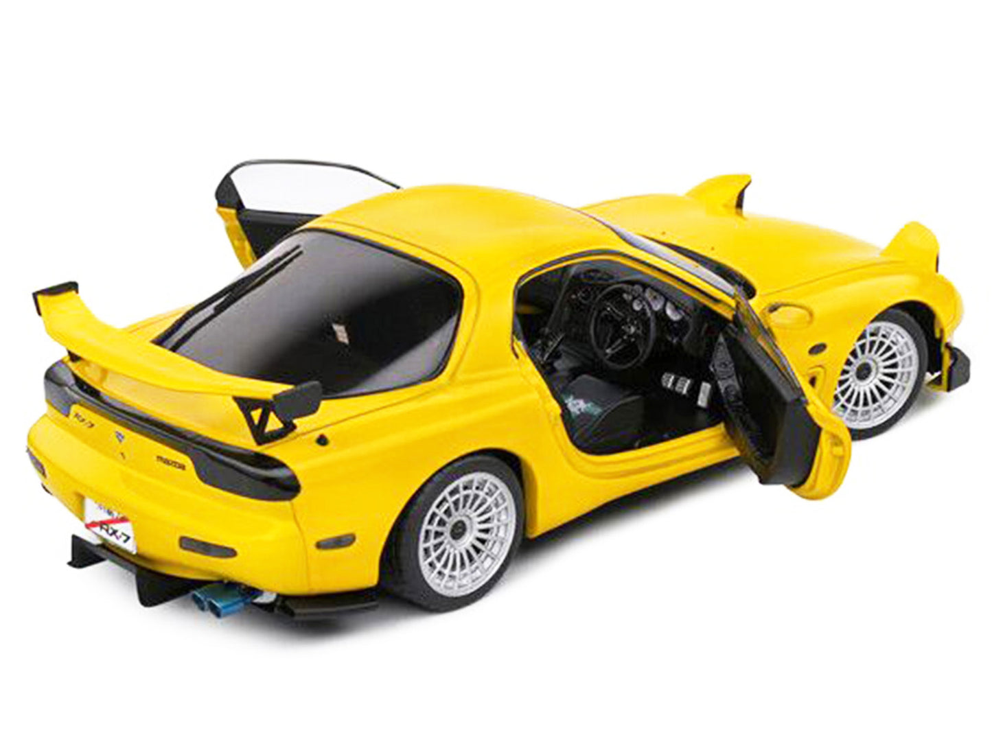 1994 Mazda RX7 Type RS (FD3RS) RHD (Right Hand Drive) Yellow 1/18 Diecast Model Car by Solido