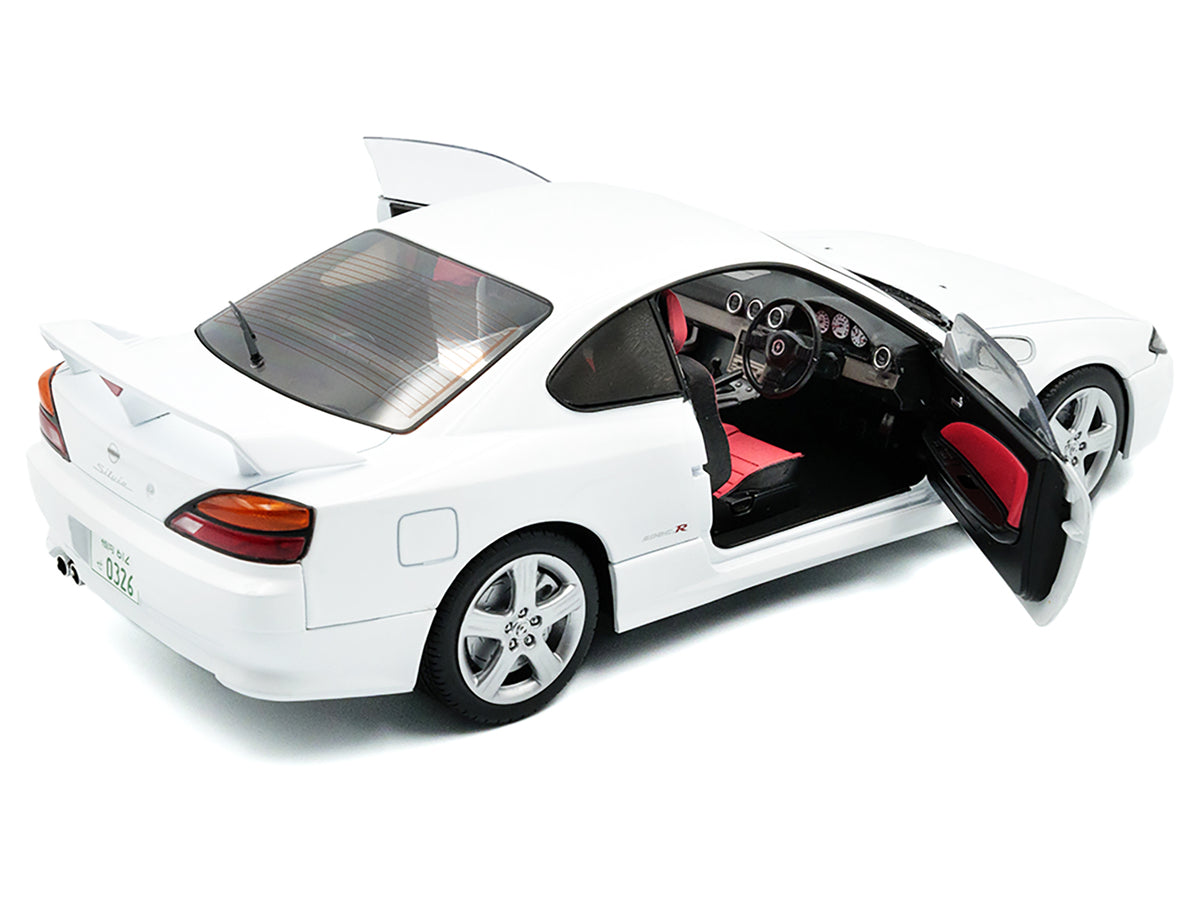 1999 Nissan Silvia (S15) Spec-R Aero RHD Aspen White 1/18 Diecast Model Car