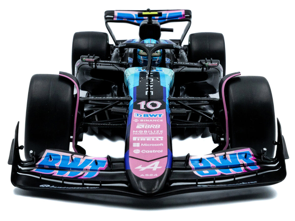 Alpine A524 #10 Pierre Gasly 3rd Place Formula 1/18 Diecast Model Car - Solido