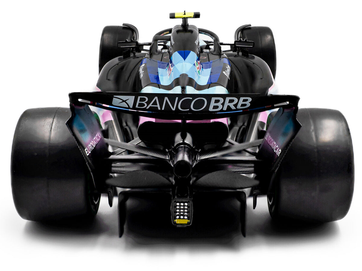 Alpine A524 #31 Esteban Ocon 2nd Place F1 1/18 Diecast Model Car - Solido