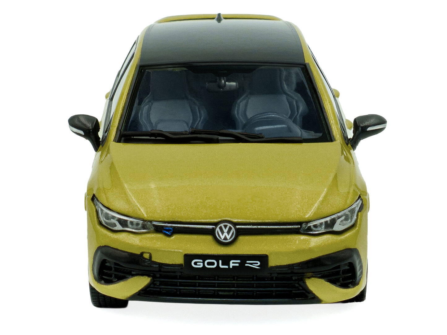 2023 Volkswagen Golf R 333 Limited Edition Lime Yellow Metallic with Black Top 1/43 Diecast Model Car by Solido