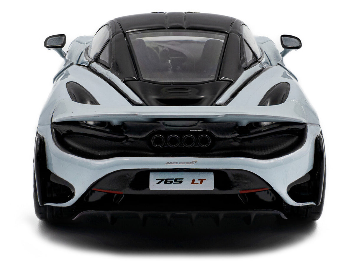 2020 McLaren 765LT Ceramic Gray with Black Top 1/43 Diecast Model Car - Solido