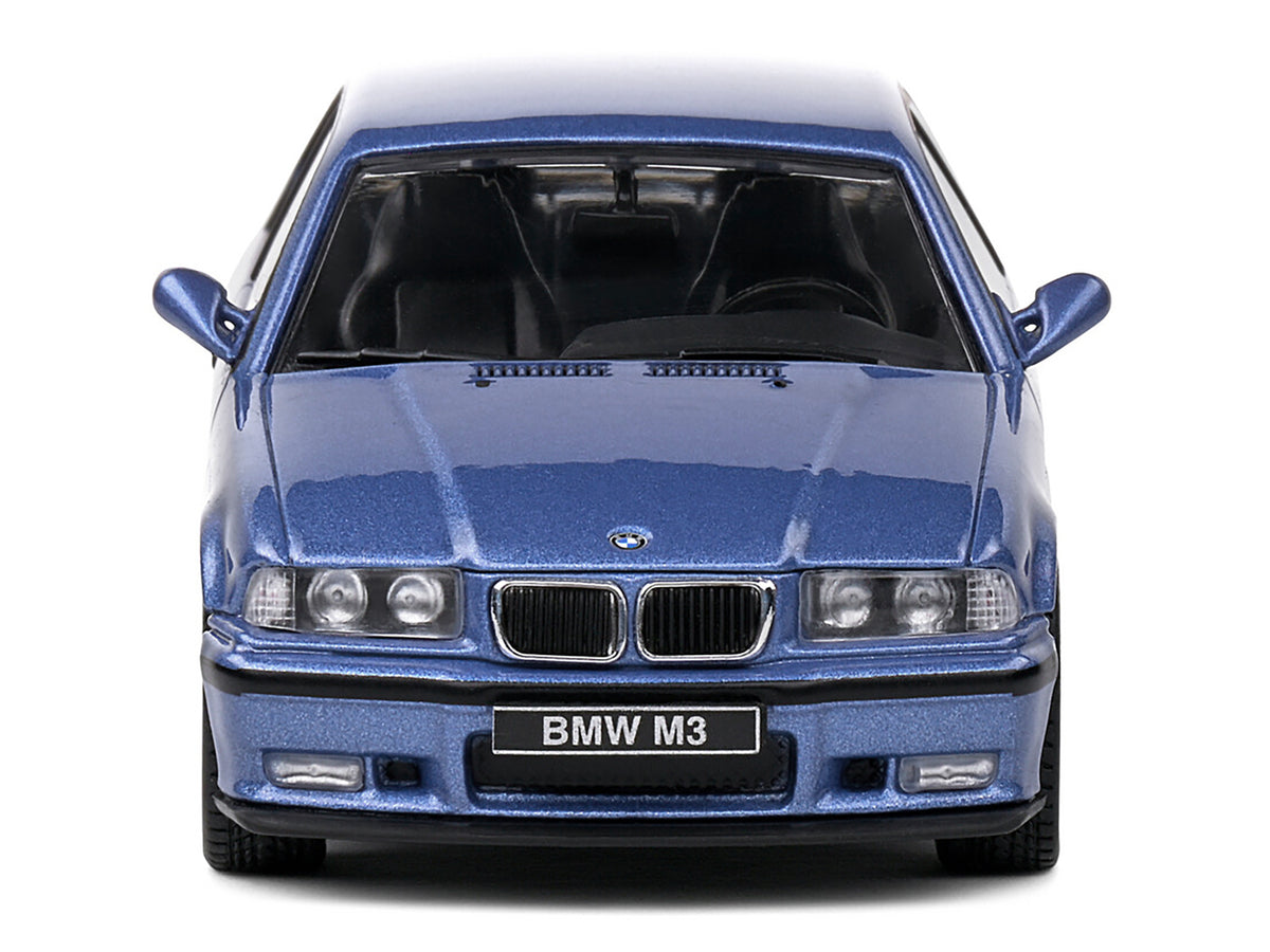 1999 BMW E36 M3 Coupe Estoril Blue Metallic 1/43 Diecast Model Car - Solido