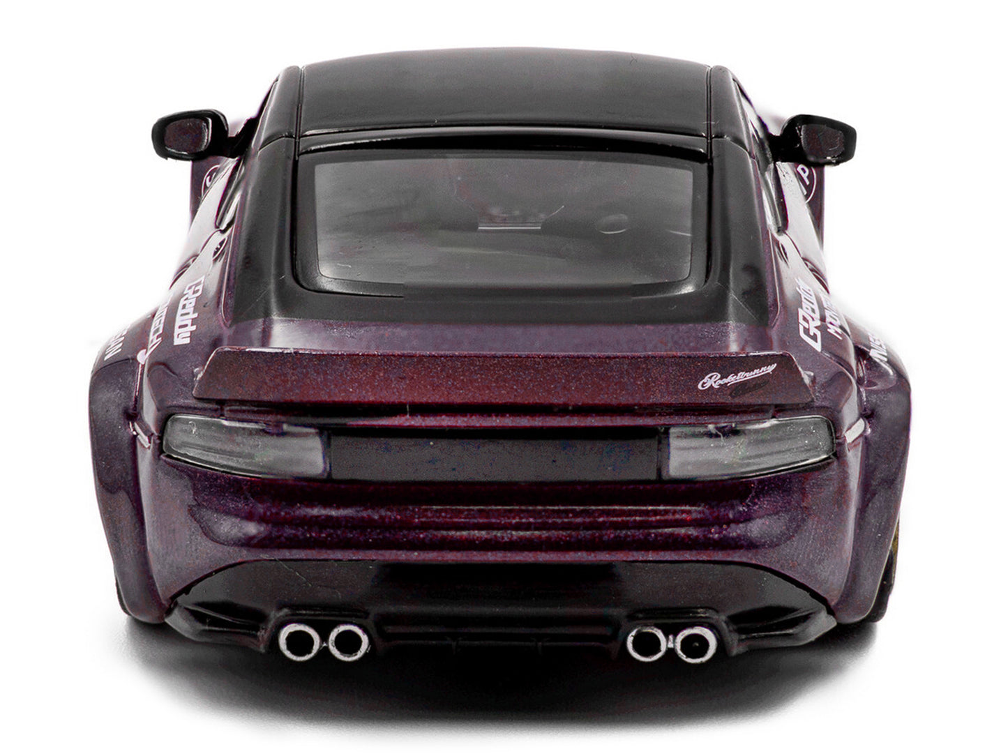 2022 Nissan Pandem Fairlady Z RHD (Right Hand Drive) Purple Metallic with Black Top 1/43 Diecast Model Car by Solido