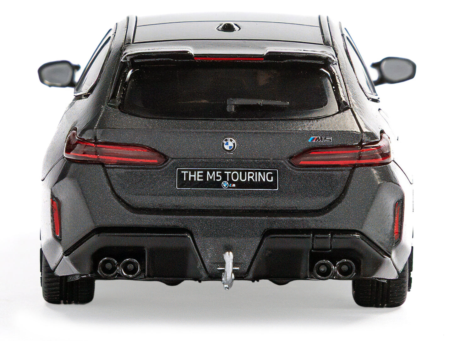 2024 BMW M5 Touring Frozen Deep Gray Metallic with Black Top 1/43 Diecast Model Car by Solido