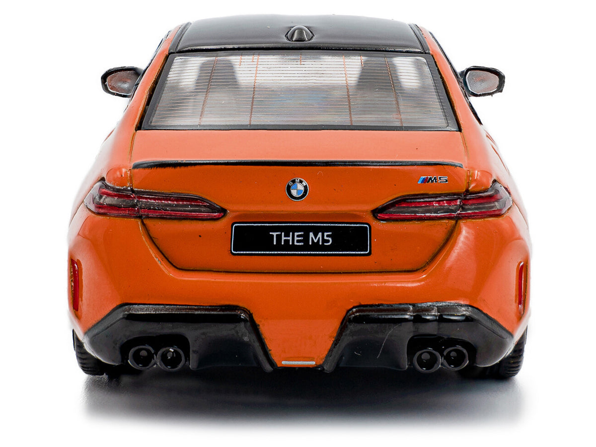 2024 BMW M5 Sedan Fire Orange III with Black Top 1/43 Diecast Model Car - Solido