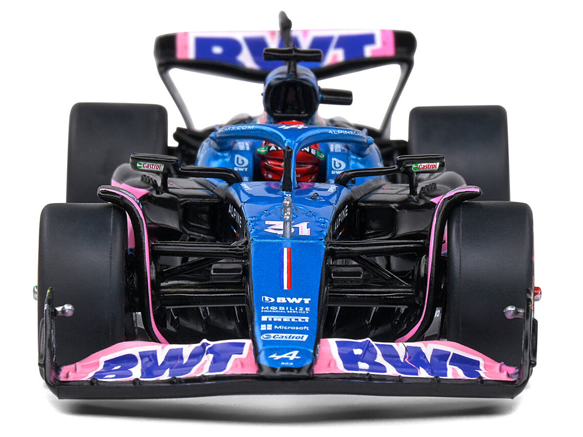 Alpine A523 #31 Esteban Ocon 3rd Place Monaco 1/43 Diecast Model Car - Solido