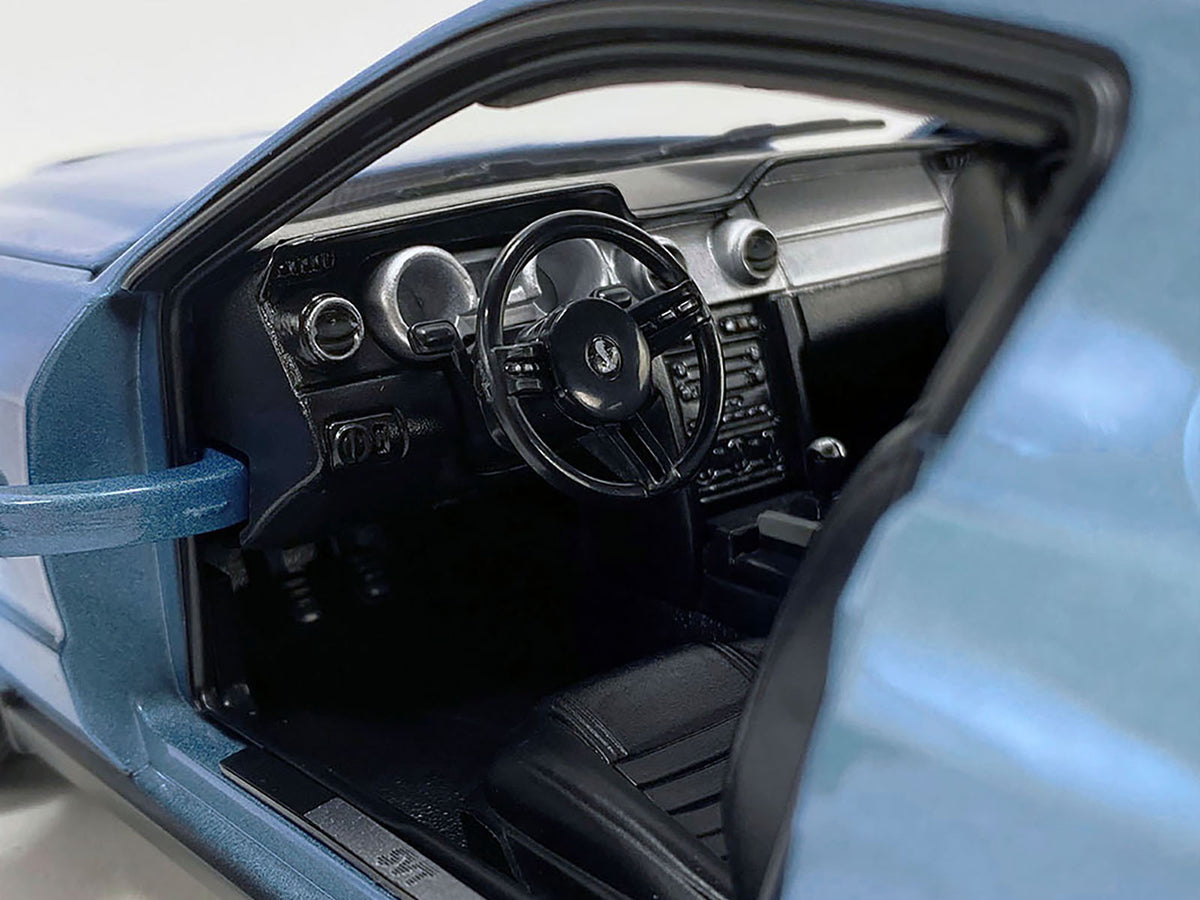 2007 Ford Shelby GT500 Windveil Blue Metallic Series 1/18 Diecast by ACME
