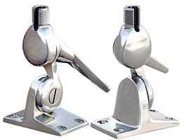 Shakespeare 5187 Stainless Steel Wtron Nutless 4WAY Ratchet Mnt