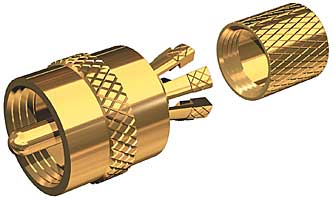 Shakespeare PL259CPG Wtron Connector Gold Plated