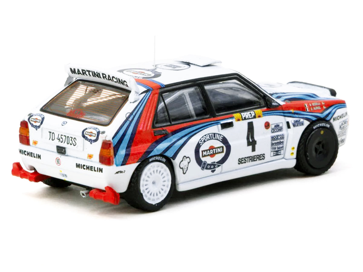 Lancia Delta HF Integrale #4 Didier Auriol 1/64 Diecast Model Car - Tarmac Works