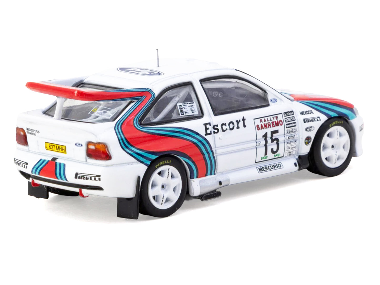 Ford Escort RS Cosworth WRC #15 Malcolm Wilson - Bryan Thomas "Rallye Sanremo" (1994) "Hobby64" Series 1/64 Diecast Model Car by Tarmac Works
