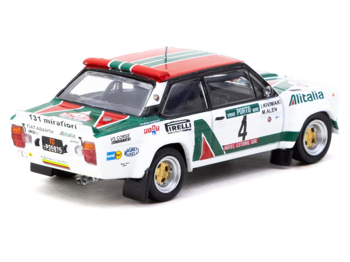 FIAT 131 ABARTH Rally #4 Markku Alen - 1/64 Diecast Model Car - Tarmac Works