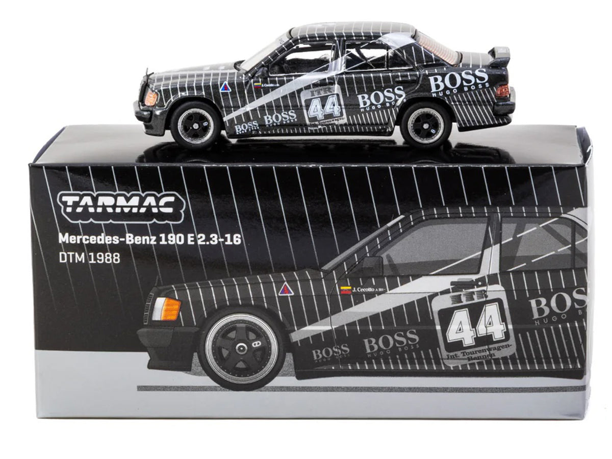 Mercedes-Benz 190 E 2.3-16 #44 Johnny 1/64 Diecast Model Car - Tarmac Works