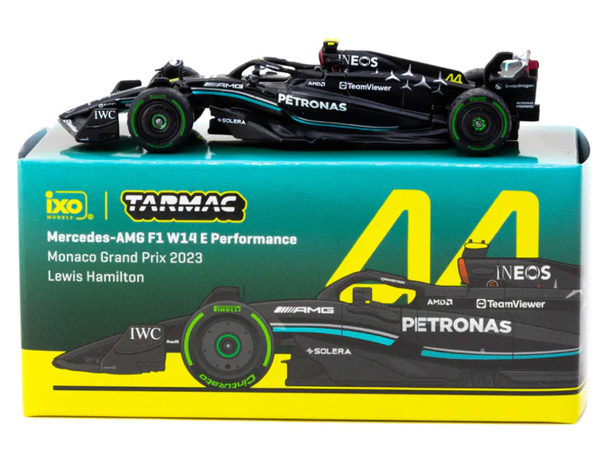 Mercedes-AMG F1 W14 E Performance #44 Lewis Hamilton Formula One F1 "Monaco GP" (2023) "Global64" Series 1/64 Diecast Model by Tarmac Works