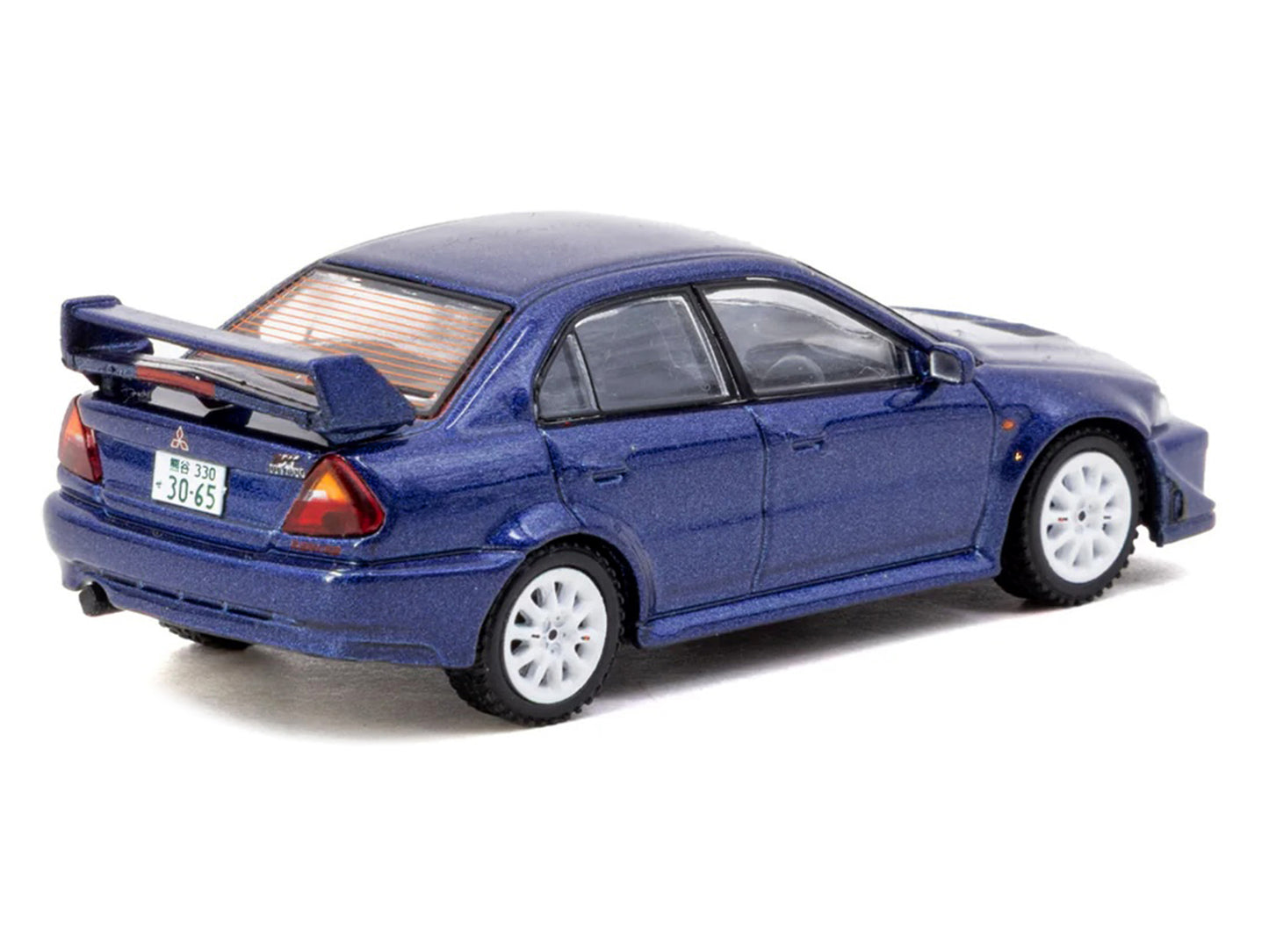 Mitsubishi Lancer Evolution VI RHD (Right Hand Drive) "Tommi Makinen Edition" Blue Metallic "Road64" Series 1/64 Diecast Model by Tarmac Works