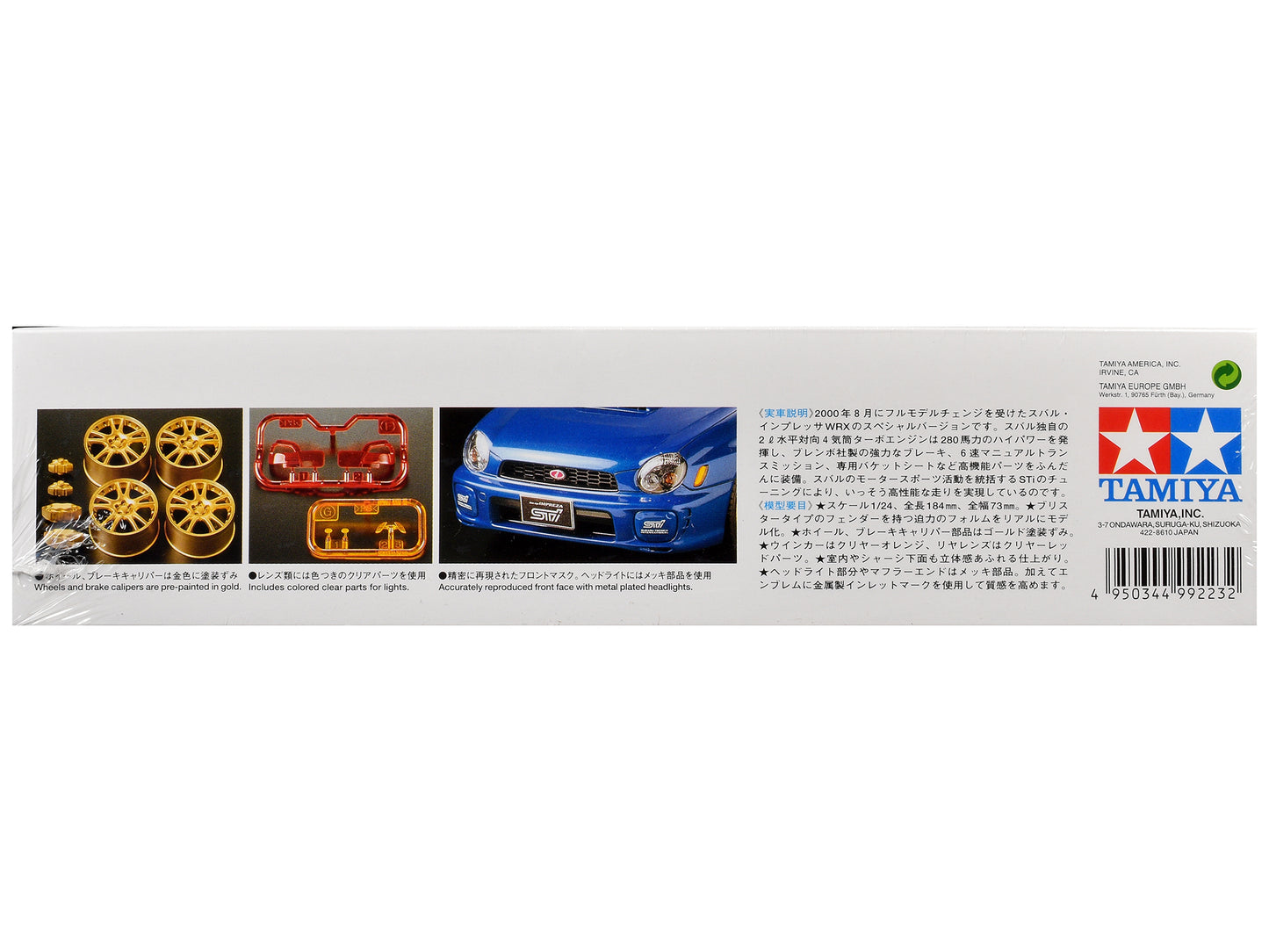 Model Kit Subaru Impreza WRX STi 1/24 Scale Model by Tamiya