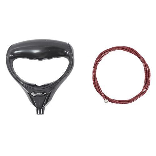 TH Marine G-Force Wtron Handle and Cable Black