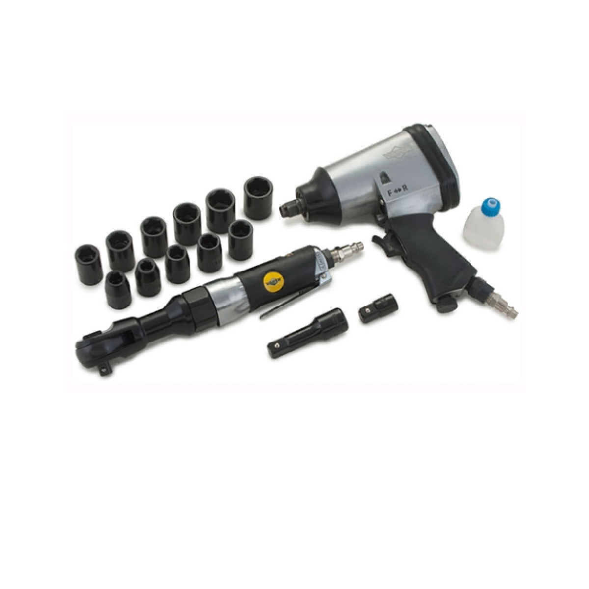 TITAN Air Impact Combo Tool Kit - 19 Piece