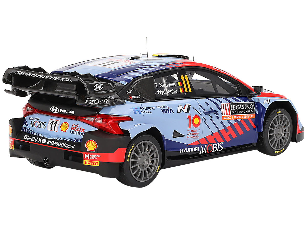 Hyundai i20 N Rally1 Hybrid #11 Thierry Neuville - Martijn Wydaeghe Winner WRC